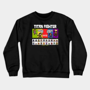 8-Bit Titan Fighter Crewneck Sweatshirt